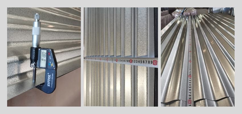 Quality Control Application of Zinc Aluminum Corrugated Roofing Sheet