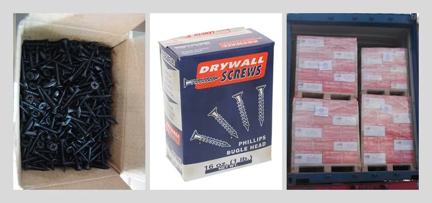 Packing and Shipment Black Drywall Screw Packing and Shipment Black Drywall Screw