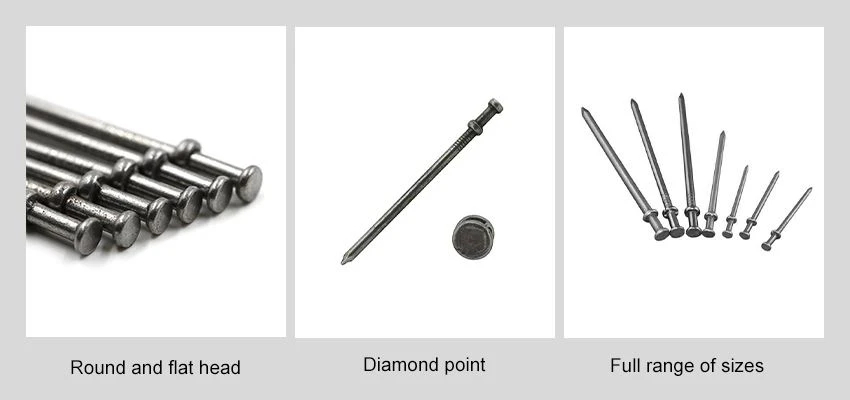 Double Head Nails types