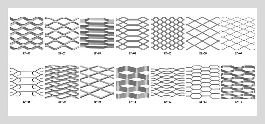expanded aluminium mesh types expanded aluminium mesh types