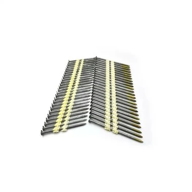 Chiodi fascicolati in plastica galvanizzata
