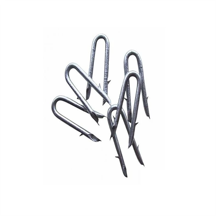 single barbed U shaped nails